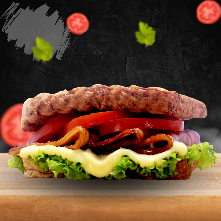 Ham, tomato And Lettuce