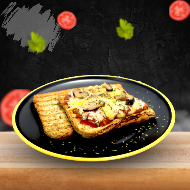 Tuna And Mushroom Pizza Bread